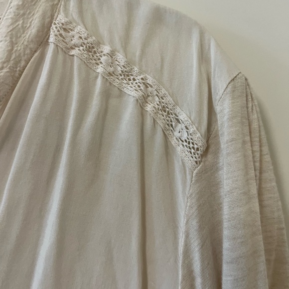 TINY Anthropologie Embroidered Button Down Blouse - Picture 10 of 12